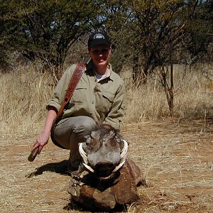 Hunting Warthog in Namibia