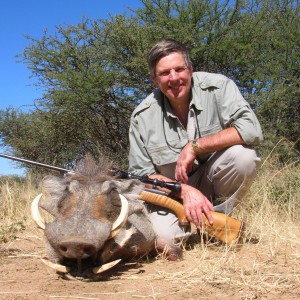 Hunting Warthog in Namibia