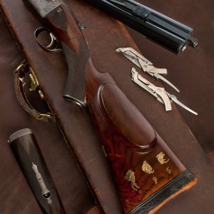 1921 Stewart Granger’s .577 Hand Detachable Lock Double Rifle