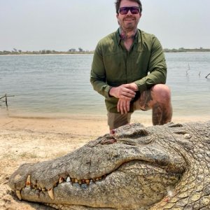 15.2 Feet Crocodile Hunt Caprivi Namibia