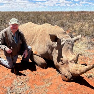 White Rhino Hunt Northern Cape South Africa