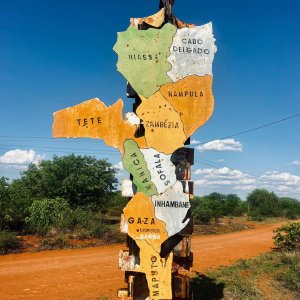 Road Sign Mozambique