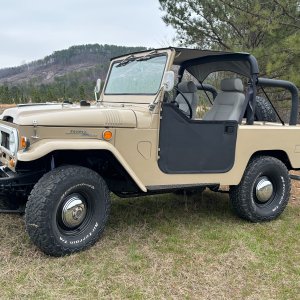 Restored 1969 Toyota FJ40 Land Cruiser