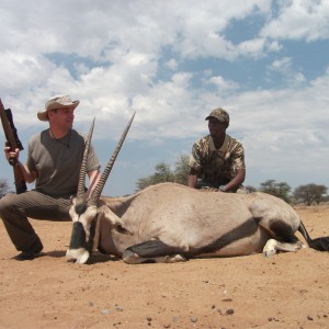 Hunting Gemsbok in Namibia