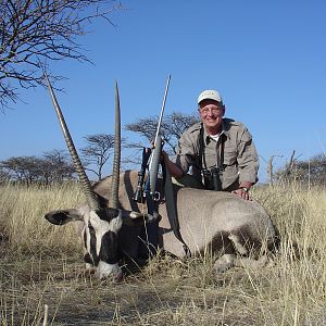 Hunting Gemsbok in Namibia