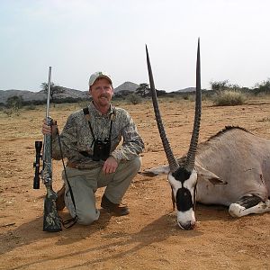 Hunting Gemsbok in Namibia