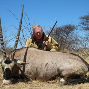 Hunting Gemsbok in Namibia