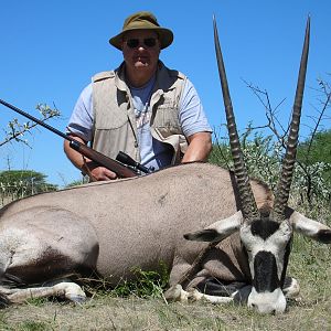 Hunting Gemsbok in Namibia