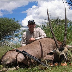 Hunting Gemsbok in Namibia