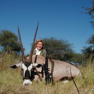 Hunting Gemsbok in Namibia