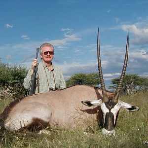 Hunting Gemsbok in Namibia