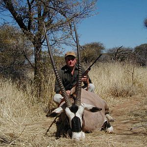 Hunting Gemsbok in Namibia