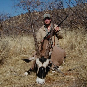 Hunting Gemsbok in Namibia