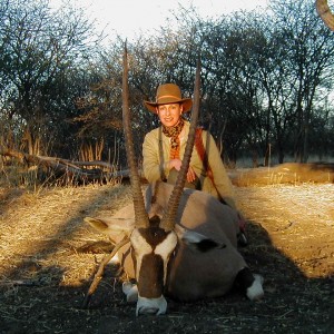 Hunting Gemsbok in Namibia