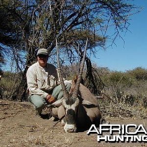 Hunting Gemsbok in Namibia