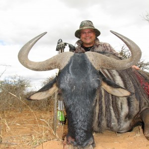 Bow Hunting Blue Wildebeest 2006 RSA Limpopo trip