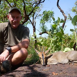 4 inch Bush Duiker hunted in CAR