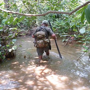 Crossing river in CAR