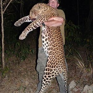 Leopard hunted in Central African Republic