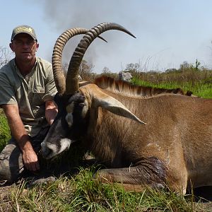 Hunting Roan in Central African Republic