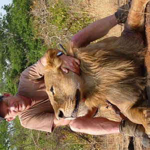 Hunting Lion in Central African Republic