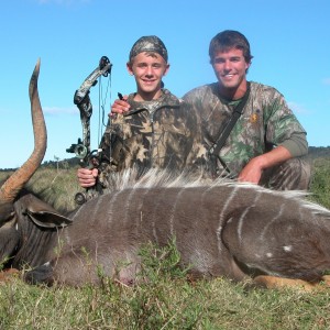 Bowhunting Nyala with Wintershoek Johnny Vivier Safaris in South Africa