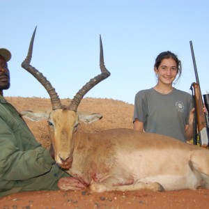 Hunting Impala with Wintershoek Johnny Vivier Safaris in SA