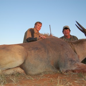 Hunting Cape Eland with Wintershoek Johnny Vivier Safaris in SA