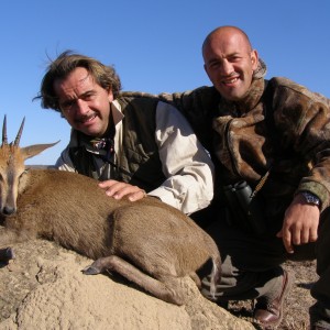 Hunting Grey Duiker with Wintershoek Johnny Vivier Safaris in SA