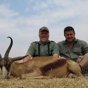 Hunting Copper Springbuck with Wintershoek Johnny Vivier Safaris in SA