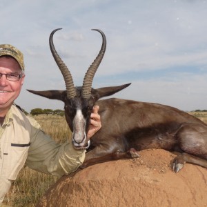 Hunting Black Springbuck with Wintershoek Johnny Vivier Safaris in SA