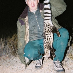 Hunting Genet Cat with Wintershoek Johnny Vivier Safaris in SA