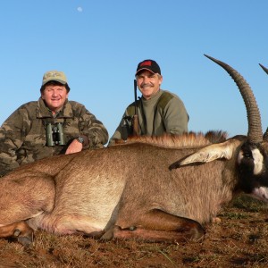 Hunting Roan with Wintershoek Johnny Vivier Safaris in SA