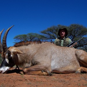 Hunting Roan with Wintershoek Johnny Vivier Safaris in SA