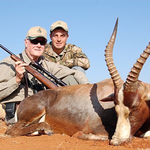 Hunting Blesbok with Wintershoek Johnny Vivier Safaris in SA