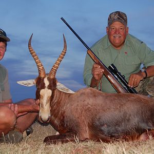 Hunting Blesbok with Wintershoek Johnny Vivier Safaris in SA