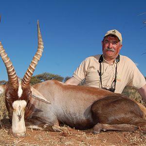 Hunting Blesbok with Wintershoek Johnny Vivier Safaris in SA