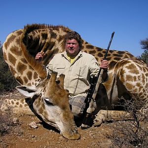 Hunting Giraffe with Wintershoek Johnny Vivier Safaris in SA