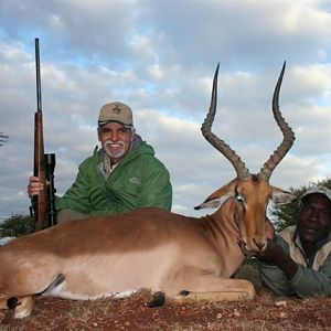 Hunting Impala with Wintershoek Johnny Vivier Safaris in SA