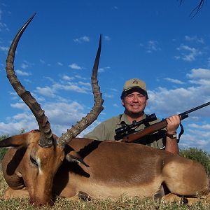 Hunting Impala with Wintershoek Johnny Vivier Safaris in SA