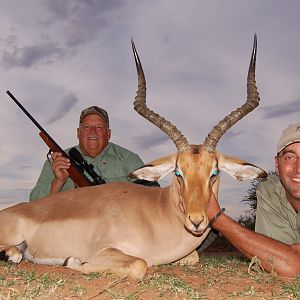 Hunting Impala with Wintershoek Johnny Vivier Safaris in SA