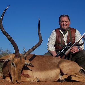 Hunting Impala with Wintershoek Johnny Vivier Safaris in SA