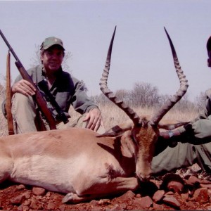 Hunting Impala with Wintershoek Johnny Vivier Safaris in SA