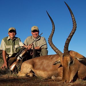 Hunting Impala with Wintershoek Johnny Vivier Safaris in SA