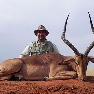 Hunting Impala with Wintershoek Johnny Vivier Safaris in SA