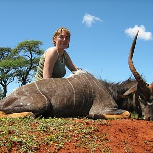 Hunting Nyala with Wintershoek Johnny Vivier Safaris in SA