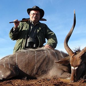 Hunting Nyala with Wintershoek Johnny Vivier Safaris in SA