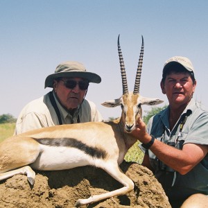 Hunting Thomson Gazelle with Wintershoek Johnny Vivier Safaris in SA