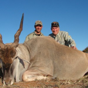 Hunting Eland with Wintershoek Johnny Vivier Safaris in SA