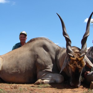 Hunting Eland with Wintershoek Johnny Vivier Safaris in SA